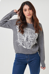 sweater tigre con lurex