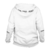 Hoodie campera con protecciones - Blanco estampado - comprar online