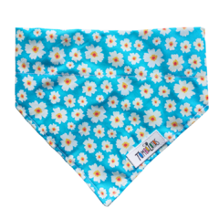 Coleira Bandana - Blue Daisy - comprar online