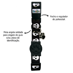 Coleira Tombalatas - Black Skull - comprar online