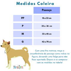 Coleira Tombalatas - Mel na internet