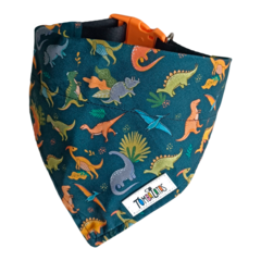 Coleira Bandana - Dinossauro