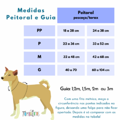 Peitoral H e Guia Tombalatas - Urso - Lojista Tombalatas