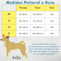 Peitoral H e Guia Tombalatas - Bananinha - loja online