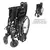 Cadeira de Rodas Dobrável Para Obeso 180 Kg D500 Dellamed - comprar online