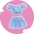 Conjunto Xadrez Azul - Boutique da Barbie