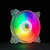 Kit 3 Fans Cooler RGB Transparente na internet