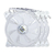 Kit 3 Fans Cooler RGB Transparente - lojaraguavariedades