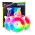 Kit 3 Fans Cooler RGB Transparente