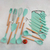 Imagem do Kit Utensilios 19 pcs Silicone Kit Espatula e Facas Silicone Cozinha