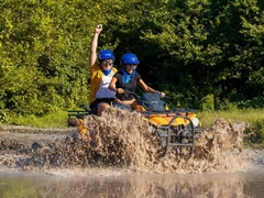 Extreme Day in Cancun: ATV's, Zip Lines, Cenote & Horse Ride (all inclusive)