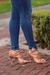 Calça Skinny 3 Botões Detalhe na Barra de Strass Tecido: Jeans Moletom Ref.(229023) - comprar online