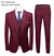 Ternos De Casamento Para Homens Elegante Blazers Set 3 Peças Luxury Business Fo