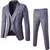 Ternos De Casamento Para Homens Elegante Blazers Set 3 Peças Luxury Business Fo