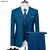 Imagem do Ternos De Casamento Para Homens Elegante Blazers Set 3 Peças Luxury Business Fo