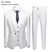 Imagem do Ternos De Casamento Para Homens Elegante Blazers Set 3 Peças Luxury Business Fo