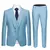 Imagem do Ternos De Casamento Para Homens Elegante Blazers Set 3 Peças Luxury Business Fo