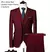 Ternos De Casamento Para Homens Elegante Blazers Set 3 Peças Luxury Business Fo na internet