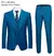 Ternos De Casamento Para Homens Elegante Blazers Set 3 Peças Luxury Business Fo - loja online