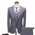 Imagem do Ternos De Casamento Para Homens Elegante Blazers Set 3 Peças Luxury Business Fo