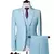 Imagem do Ternos De Casamento Para Homens Elegante Blazers Set 3 Peças Luxury Business Fo