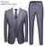 Ternos De Casamento Para Homens Elegante Blazers Set 3 Peças Luxury Business Fo