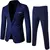 Ternos De Casamento Para Homens Elegante Blazers Set 3 Peças Luxury Business Fo