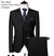 Imagem do Ternos De Casamento Para Homens Elegante Blazers Set 3 Peças Luxury Business Fo