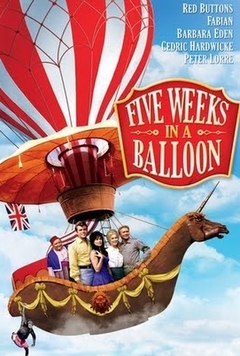 1962 Cinco Semanas Num Balão (Five Weeks in a Balloon) (Dublado) - Na Escolha de 10 filmes ou desenhos, o Pen-Drive será grátis...Aproveite!