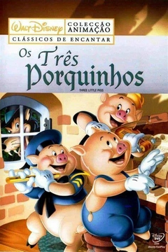 Os Três Porquinhos Disney (1933) - Na Escolha de 10 filmes ou desenhos, o Pen-Drive será grátis...Aproveite!