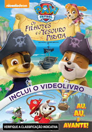 Patrulha Canina - Os Filhotes e o Tesouro Pirata - Na compra de 10 filmes ou desenhos, o Pen-Drive será grátis...Aproveite!