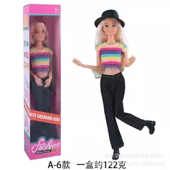 Boneca Barbie Série Listrado Camisa Jeans e Hat Toy na internet