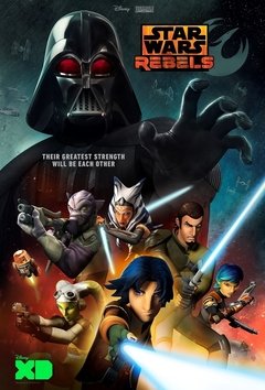 Star War - Rebels 1, 2. 3 e 4 Temporadas PEN-DRIVE INCLUSO