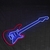 Letrero LED Neon de Guitarra de Rock sobre acrilico de 3mm