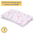 Travesseiro De Espuma Com Furos Estampado 29Cm X 19Cm X 3Cmn Estampa Girafa Rosa Minasrey - Real Conforto