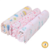 Kit Cueiro Bebe Flanelado Estampado 80cmx80cm Menina Algodão - comprar online