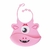 Babador De Silicone Monstrinhos Baby Com Bolso 27Cm X 20Cm Rosa Papi - comprar online