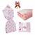 Kit Presente Bebe Toalha Soft Paninho De Boca Cobertor Infantil Rosa Menina Minasrey Etruria - comprar online