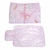 Trocador De Fraldas Portatil Impermeavel Bebe 47cm x 67cm Rosa Menina Tecido 100% Algodão Minasrey - comprar online