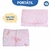 Trocador De Fraldas Portatil Impermeavel Bebe 47cm x 67cm Rosa Menina Tecido 100% Algodão Minasrey - loja online