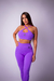 Conjunto Roxo Canelado Zero Transparência