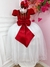 Vestido Infantil Vermelho C/ Renda e Saia Branca Damas Longo (2208VE) - comprar online