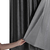 Cortina Blackout 50007preto PVC com Tecido Voil 2,80 m x 2,30 m - Preto 50007 - comprar online