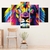 Quadro Decorativo 19001mod1108 Mosaico Leão Cores 19001 na internet