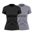 Kit 2 Camisetas Feminina UV PRO Manga Curta (197271083) - Utilidades Shopping