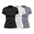 Kit 3 Camisetas Femininas UV PRO Manga Curta (197297198) - Utilidades Shopping