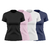 Kit 4 Camisetas Femininas UV PRO Manga Curta (197304777) - Utilidades Shopping