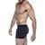 Cueca Boxer preta com enchimento no bumbum (SD031P) - Utilidades Shopping