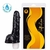 Pênis macio e flexível com Vibrador 16,5 x 3,5 cm cor Preto (KT320P) - comprar online