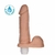 Pênis macio e flexível com Vibrador 18,5 x 4,5 cm cor Bege (KT303)